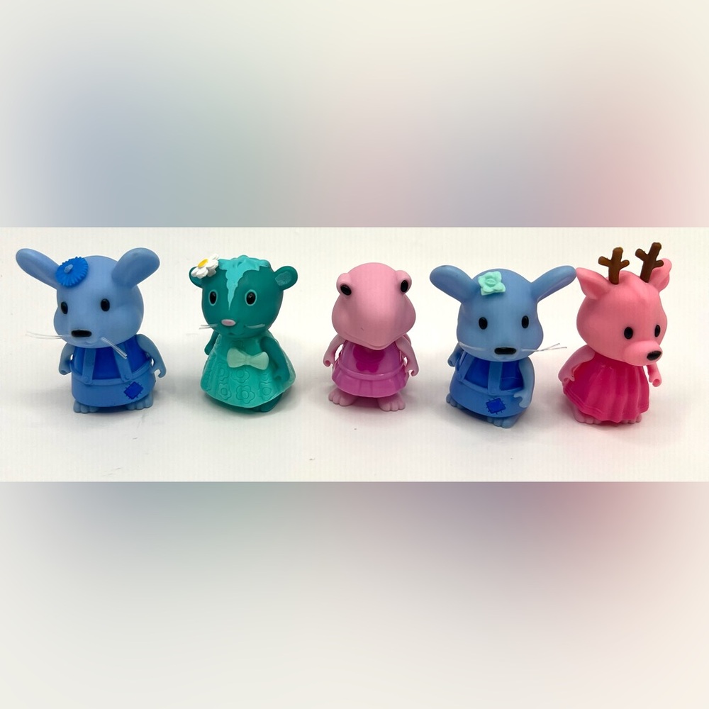 Li’l Woodzeez-Bobble head figures set of 8-Various conditions, please see images